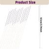 Gusruvti 180 Pcs Ear Piercing Cleaner Floss Disposable earring piercing hole cleaner, Ear Piercing Care Cleaning Line Tool, Earring Hole Cleaner Floss Odor Removal Ear CarePurple view 2