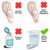 Gusruvti 180 Pcs Ear Piercing Cleaner Floss Disposable Earring Piercing Hole Cleaner, Ear Piercing Care Cleaning Line Tool, Earring Hole Cleaner Floss Odor Removal Ear CareBlue view 4