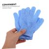 Anneome 4 Pairs Bath Scrub Gloves Bath Mitts for Shower Skin Exfoliator for Body Bathing Accessories Bath Massage Gloves Exfoliating Back Scrubber Exfoiling Gloves Bath Shower Glove Nylon view 4