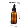 EPIGEIST 9pcs Brown Glass Dropper Bottles with Screw Caps for Liquids view 2