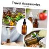 EPIGEIST 9pcs Brown Glass Dropper Bottles with Screw Caps for Liquids view 4