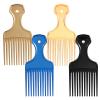 Pick for Curly Hair, 4 Pcs Plastic Hair Pick for Curly Medium to Long Thick Braids Hairs, Women, (4 Colors) view 1