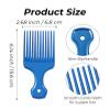 Pick for Curly Hair, 4 Pcs Plastic Hair Pick for Curly Medium to Long Thick Braids Hairs, Women, (4 Colors) view 3