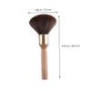 BESTYASH Retro Nylon Beard Sweeping Brush Portable Hair Cleaning Brush for Men Soft Bristles for Shaving and Grooming for Barber Shops and Home Use view 2