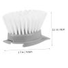 EXHUMKY 8Pcs Long Handle Cleaning Brush Heads Set Automatic Liquid Adding Kitchen Brush Replacement Heads Grey for Dishwashing Pot Cleaning and Bathroom Use view 2
