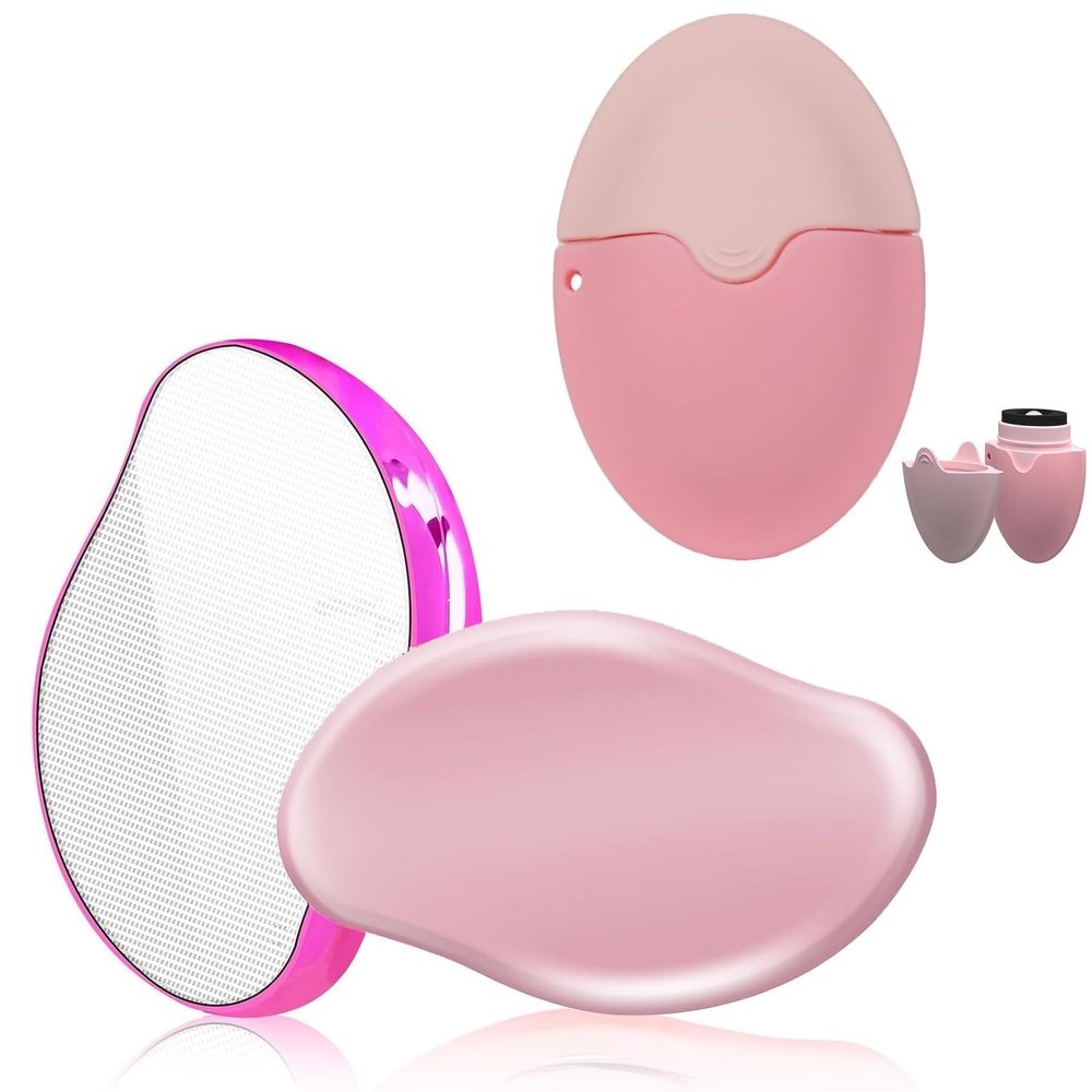 2PCS Crystal Hair Eraser & Sunscreen Applicator