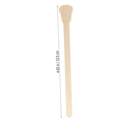 OUNONA 200PCS Wooden Waxing Spatulas Disposable Hair Removal Sticks Natural Color Applicators for Body Waxing and Crafting