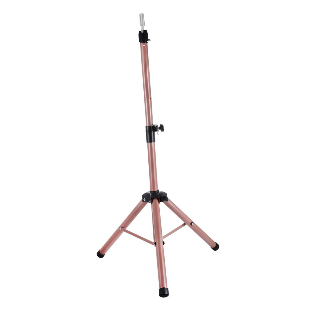 Healeved Wig Stand Tripod Holder for Styling Mannequin Head Display Durable Base for Wigs Hats Glasses for Home Salon Use