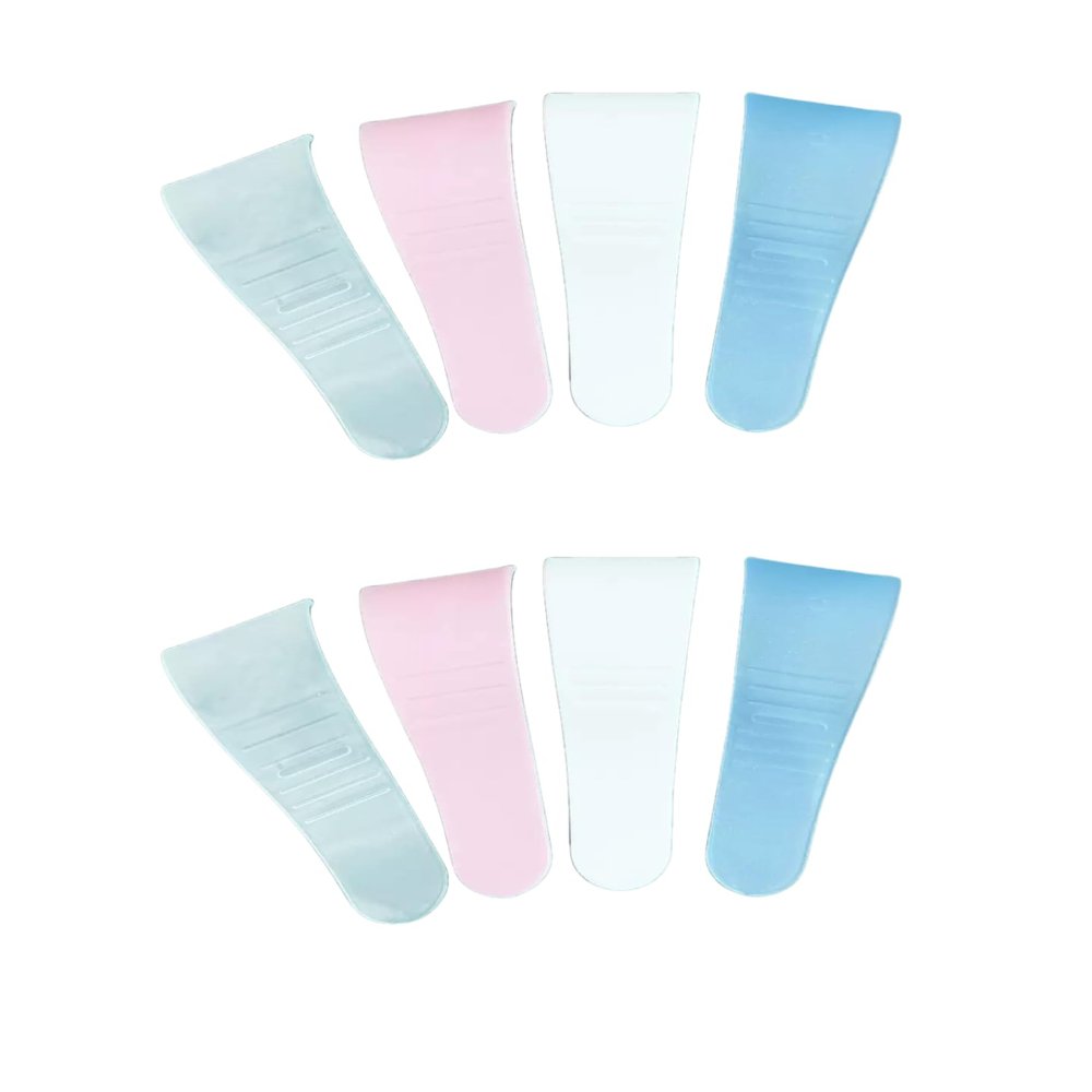8 PCS Random Color Hair Wax Cleansing Spatulas Waxing Removal Non-Stick Removal Applicator Reusable Scraper Portable for woman