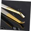 Anneome Portable Curved Eyebrow Tweezer Stainless Steel Makeup Tool for Eyelash Extensions Hair Removal Compact Easy to Clean for Precision Grooming view 2