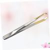 Anneome Portable Curved Eyebrow Tweezer Stainless Steel Makeup Tool for Eyelash Extensions Hair Removal Compact Easy to Clean for Precision Grooming view 4