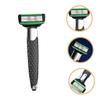FOMIYES 1 Set Stainless Steel Safety Razor for Men Ergonomic Design Durable Manual Razor with Replaceable Blades for Comfortable and Precise Shaving Experience view 3
