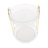 Rotating Makeup Organizer High Capacity Vintage Vanity Storage for Skincare Perfume Durable Container with Access for Bathroom Counter Bedroom view 1