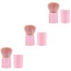 2pcs Soft Makeup Brushes Pink view 2