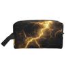 Travel Toiletry Bag for Women Men - Lightning Waterproof Cosmetic Toiletries for Girls Kids, Dopp Kit Shaving Makeup Pouch Wash Bags Accessories Organizer view 1