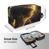 Travel Toiletry Bag for Women Men - Lightning Waterproof Cosmetic Toiletries for Girls Kids, Dopp Kit Shaving Makeup Pouch Wash Bags Accessories Organizer view 4