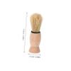 GALPADA Men Beard Grooming Brush Portable Shaving Brush for Professional Barber Use Retro Design Efficient Hair Sweeping Essential Shaving Accessories for Men view 2