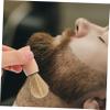 GALPADA Men Beard Grooming Brush Portable Shaving Brush for Professional Barber Use Retro Design Efficient Hair Sweeping Essential Shaving Accessories for Men view 3