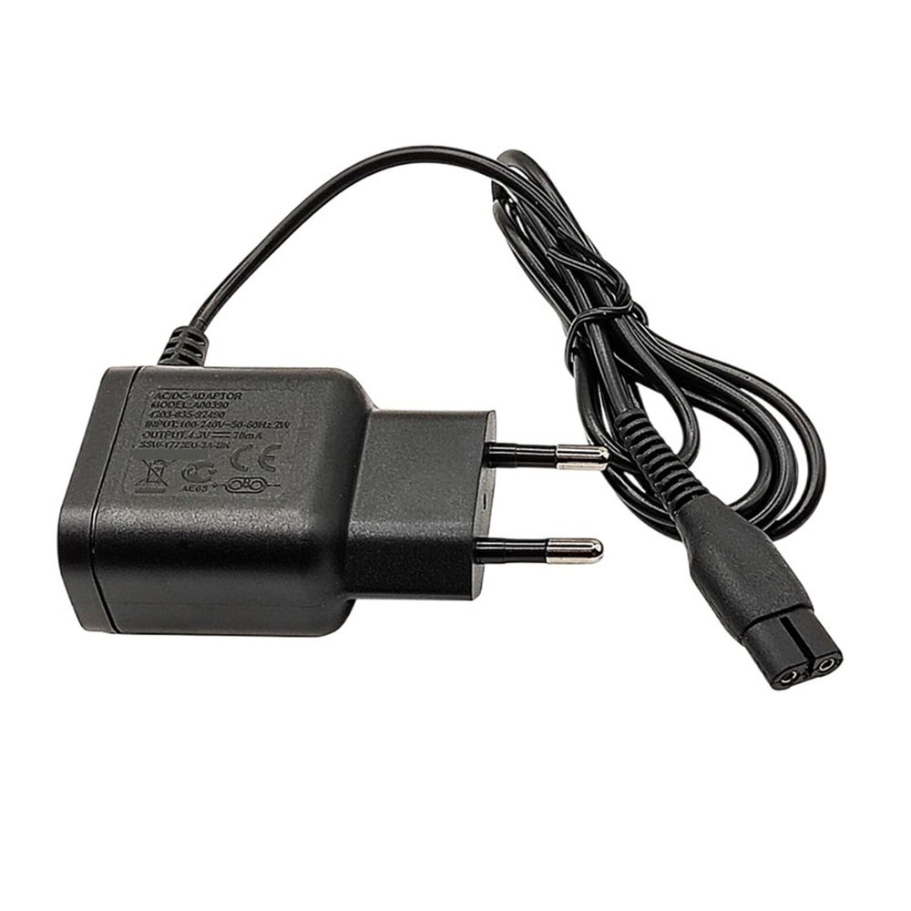 A00390 4.3V 70mA AC Power Adapter ChargerCompatible for PhilipsElectric Shaver BT405/16 BT3206/14 QT4005 MG3710 MG3711 S300 S301 BG2030.(EU Plug)