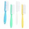 FOMIYES 4Pcs Nail Brush Long Handle Plastic Cleaning Tool for Makeup Nail Care Durable Nail Cleaner Brushes for Easy Dust Removal Random Pattern view 1