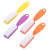 FOMIYES 4Pcs Nail Brush Long Handle Plastic Cleaning Tool for Makeup Nail Care Durable Nail Cleaner Brushes for Easy Dust Removal Random Pattern view 3