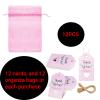 12 Pack You are Enough Compact Mirrors Bulk - Inspirational Gift Set for Women, Teens, Teachers with Pink Organza Bags & CardsBulk Gifts view 3