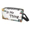 Travel Toiletry Bag for Women Men - Waterproof Cosmetic Toiletries for Girls Kids, Dopp Kit Shaving Makeup Pouch Wash Bags Accessories Organizer, Reading Is My Thing view 2