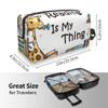Travel Toiletry Bag for Women Men - Waterproof Cosmetic Toiletries for Girls Kids, Dopp Kit Shaving Makeup Pouch Wash Bags Accessories Organizer, Reading Is My Thing view 4
