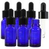Glass Dropper Bottles for Essential Oils 6 Pack 10ml view 1