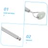 EPIGEIST 2pcs Jade Stone Facial Roller Eye Massager Tool Care for Wrinkles Nose Shaping Lifting Portable Beauty Stick for Men Women view 3