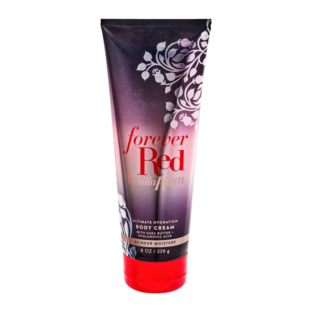Bath and Body Forever Red Vanilla Rum Ultimate Hydration Body Cream - 8 Oz