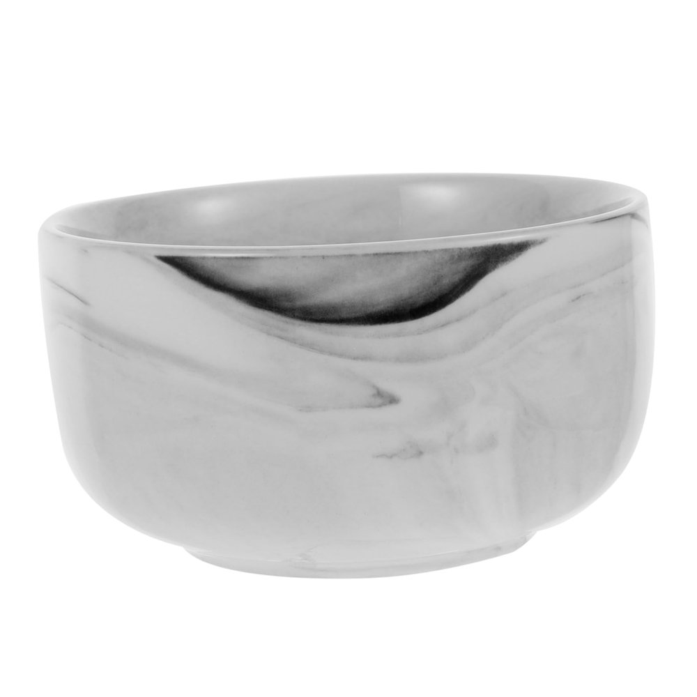 Healeved Marble Shaving Bowl for Men Small Porcelain Soap Container Delicate Shaving Foaming Bowl for Skin Care and for Home Use
