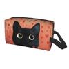 Travel Toiletry Bag for Women Men - Waterproof Cosmetic Toiletries for Girls Kids, Dopp Kit Shaving Makeup Pouch Wash Bags Accessories Organizer, Cute Black Cat view 2