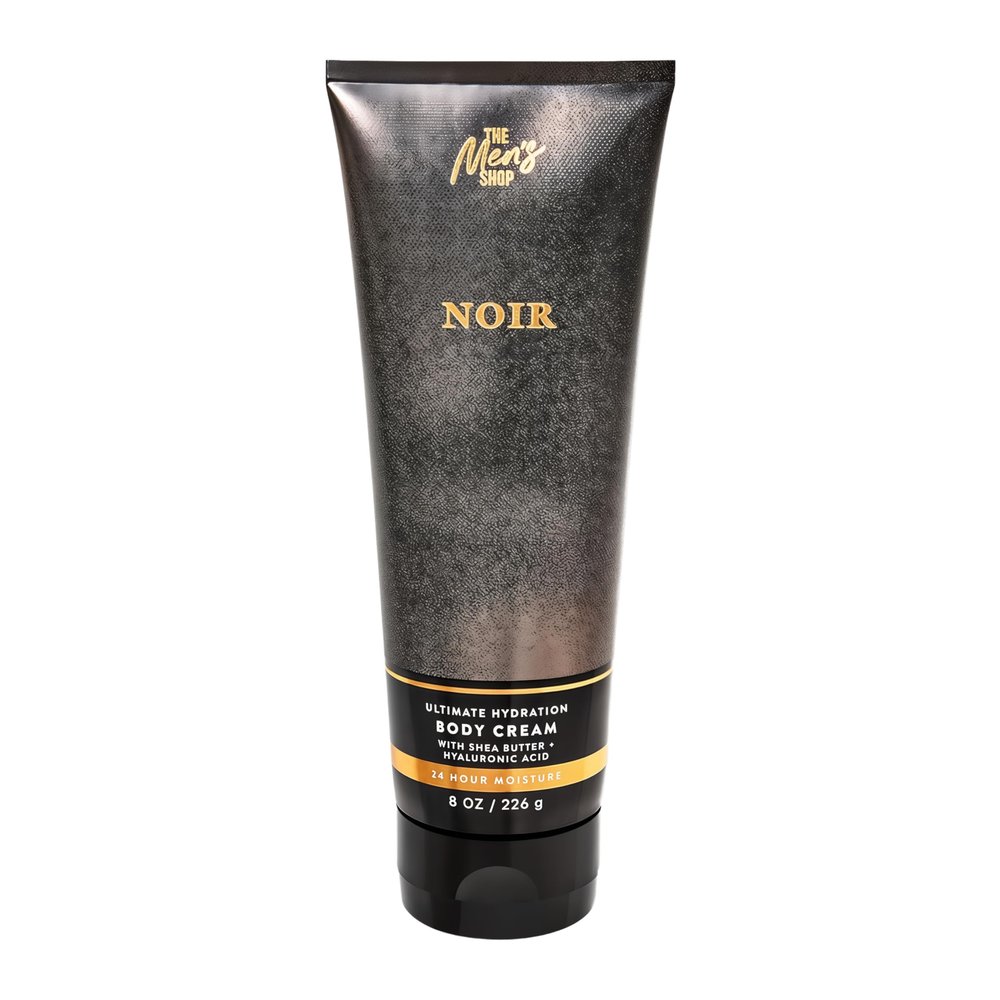 Bath and Body Noir Ultimate Hydration Body Cream For Men | 8 Oz