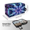 Travel Toiletry Bag for Women Men - Waterproof Cosmetic Toiletries for Girls Kids, Dopp Kit Shaving Makeup Pouch Wash Bags Accessories Organizer, Blue Mandala view 4