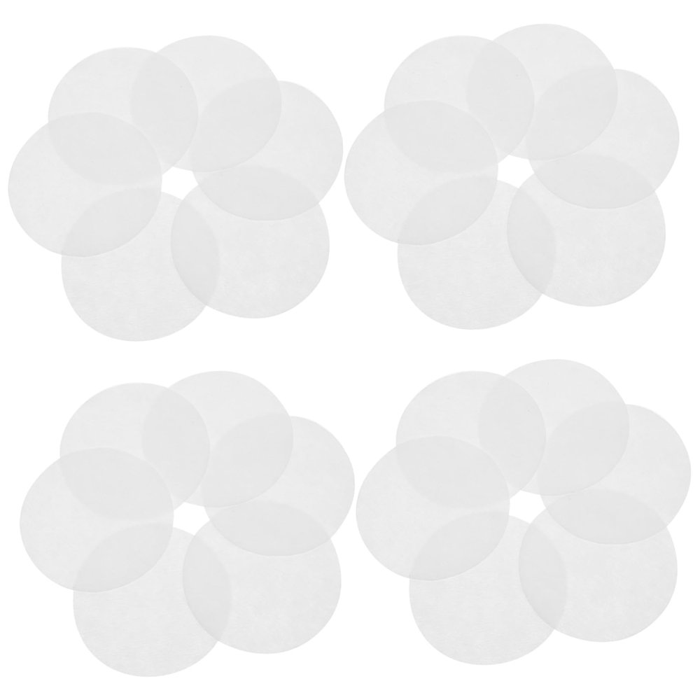 COLLBATH 200pcs Round Non Woven Facial Pads Diameter Soft Absorbent Makeup Remover Wipes Lightweight Portable for Nail Art Skin Care and Makeup Removal Pack