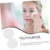 COLLBATH 200pcs Round Non Woven Facial Pads Diameter Soft Absorbent Makeup Remover Wipes Lightweight Portable for Nail Art Skin Care and Makeup Removal Pack view 2