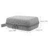 Angoily Portable Makeup Travel Case Small Suitcase for Women Stylish Shells Organizer for Cosmetics Toiletries for Travel Daily Use view 2