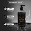Bella & Vita Luxury CEO MAN Body Wash Shower Gel for Men |Men's Bodywash 500ml | Deep Cleansing, Hydrating, Moisturising with Aloe Vera Extract & Charcoal Powder| Suitable for All Skin Types view 4