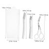 GALPADA 1Set Eye Brow Shaping Kit Transparent Eyebrow Trimmer with Scissors and Razor for Precise Grooming Safe Design for Women and Men view 2