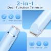 Mpotmiy 2-in-1 Electric Shaver for Men, Dual-Head Bikini Trimmer, Gift view 3