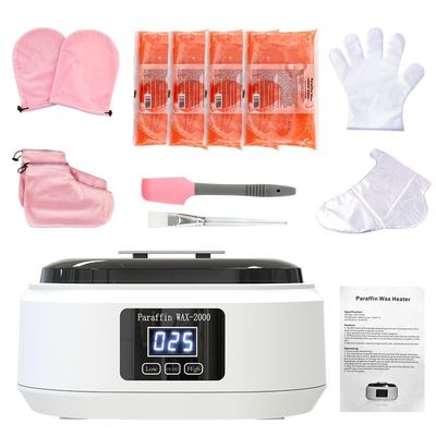 Paraffin Wax Machine for Hand and Feet, Touchscreen Paraffin Wax Warmer with Wax Moisturizing Paraffin Spa Wax Bath Kit, 300W 3500ML Large Capacity at Home for Smooth and Soft Skin