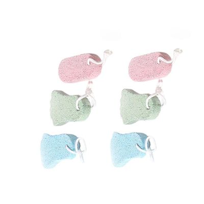 FOMIYES 6pcs Pumice Stones for Feet Ergonomic Foot Skin Remover and Scrubber and Dead Skin Care Tool Lightweight Design for Easy Storage and Travel