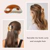 1pc Non-Slip Semicircle Tai Chi Hair Claw Clips Retro Acetate Yin Yang Barrettes Hair Accessories for Women view 4
