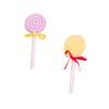 Anneome 2Pcs Lollipop Shaped Pumice Stone Foot Care Tool Foot Rubbing Scrubber for Dead Skin Removal Mixed Color Exfoliating Portable view 1