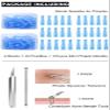 100PCS Pimple Needels, Sterile Needles for Pimples Disposable Acne Pimple Popper Needles with Skin Blackheads Tool and Blemish Remover Kits view 2