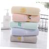 FOMIYES 5pcs Cotton Face Towels Boys and Girls Washcloths Absorbent Hand Towels Soft Cotton Material Great for Family Use Bath view 3