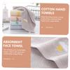 FOMIYES 5pcs Cotton Face Towels Boys and Girls Washcloths Absorbent Hand Towels Soft Cotton Material Great for Family Use Bath view 4