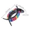 ASAKKURA 2PCS Large Non-slip Rhinestone Hair Clips for Women Retro Toothed Barrette Hairpin Strong Hold for Hair Types and Professional Styling view 4