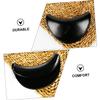 ASAKKURA Silicone Neck Rest Cushion for Hair Washing Universal Salon Pillow Black Adjustable Support for Beauty Salon and Home Use view 4